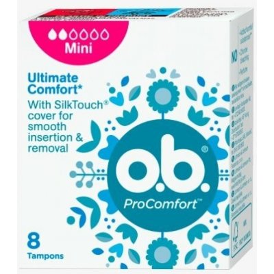 O.B. tampony Ultimate comfort mini 8 ks – Hledejceny.cz