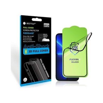 Bestsuit ochranné sklo Flexible 5D na celý displej Apple iPhone 16 černé 5903396315190 – Zboží Živě