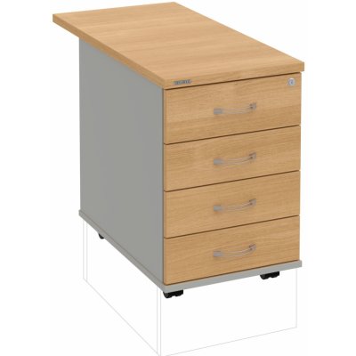 Hobis K 34 C N 80 4 zásuvky napříč 80 cm dub šedá – Hledejceny.cz