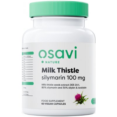 Osavi Milk Thistle Silymarin 100 mg 60 veganských kapslí – Hledejceny.cz