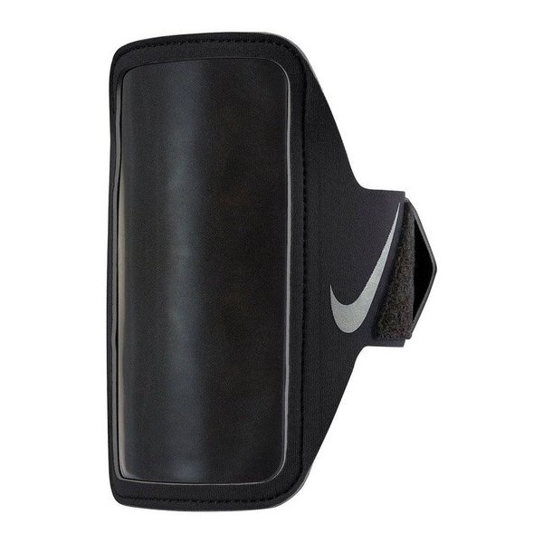 Pouzdro a kryt na mobilní telefon Pouzdro Nike LEAN ARM BAND černé/černé/stříbrné