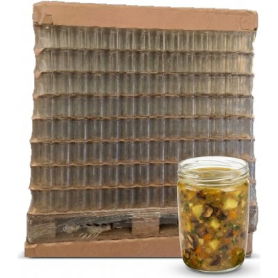 Zavarovacisklo.cz Zavařovací sklenice STURZ / ROVNÁ čirá TO 82 1764 ks x 440ml – Zboží Dáma