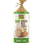 Rice Up Bezlepkové celozrnné rýžové chlebíčky s chia a quinoa 120 g – Zboží Dáma