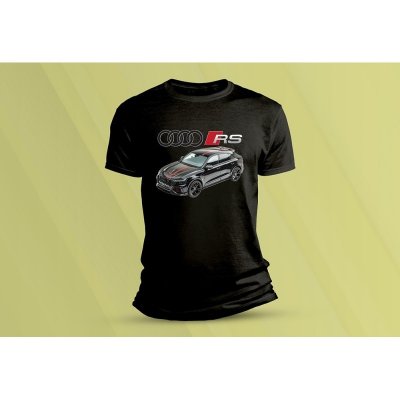 Sandratex dětské bavlněné tričko Audi RS Q8 černá – Zbozi.Blesk.cz
