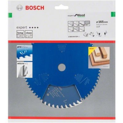 Bosch pilové kotouče Expert for WOOD 165 x 20 x 2,6/1,6 x 48z – Zboží Mobilmania