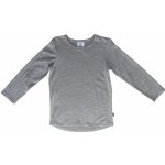 Little Flock of Horrors Dětské merino triko dlouhý rukáv Ash Marle LFOH – Zboží Dáma