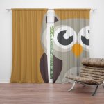 Sablio Závěs Kreslená sova: 2ks 140x250cm – Hledejceny.cz