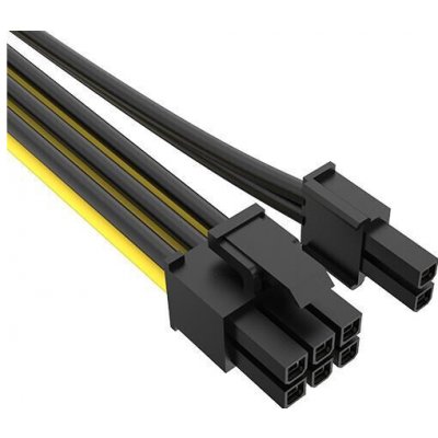 AKASA adaptér 12V ATX 8-Pin to PCIe 6+2 pin Adapter Cable AK-CBPW23-20 – Zboží Mobilmania