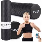 Válec s výstupky Fizyo 60 cm x 15 cm černý, zlatý – Zbozi.Blesk.cz