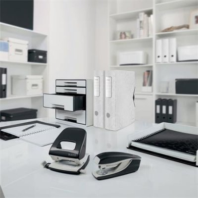 Leitz "Wow",Spirálový sešit černá, čtverečkovaný, A4, 80 listů – Zboží Živě