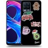 Pouzdro a kryt na mobilní telefon Realme Picasee silikonové Realme 8 Pro - Christmas Stickers černé