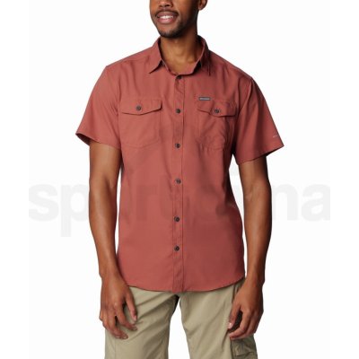 Columbia Utilizer™ II Solid short sleeve shirt man 1577762229 auburn – Zboží Mobilmania