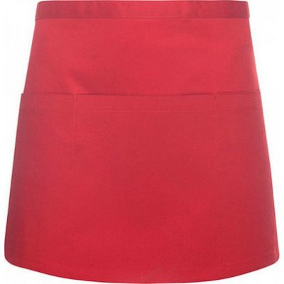 Karlowsky Barmanská zástěra do pasu s kapsičkou se třemi oddíly červená 60 x 35 cm KY101 – Hledejceny.cz