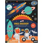 Petit Collage Znovupoužitelné samolepky se scénou Vesmírný průzkum – Zboží Dáma