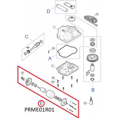PRME01R01 kit eletromotoru pro METRO3000R01/ME3010 – Zboží Mobilmania