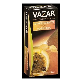 Vazar Green Maracuja Mango Apricot 25 sáčků