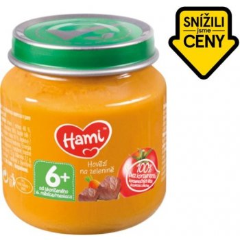 Hami Hovězí na zelenině 125 g