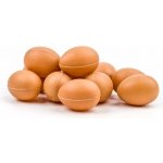 Vajíčka přízdoba pvc 18ks/4cm natural – Hledejceny.cz