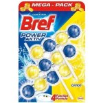 Bref Power Aktiv Juicy Lemon tuhý WC blok 3 x 50 g – Zboží Mobilmania