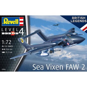 Revell Plastic ModelKit letadlo 03866 Sea Vixen FAW 2 70th Anniversary 1:72