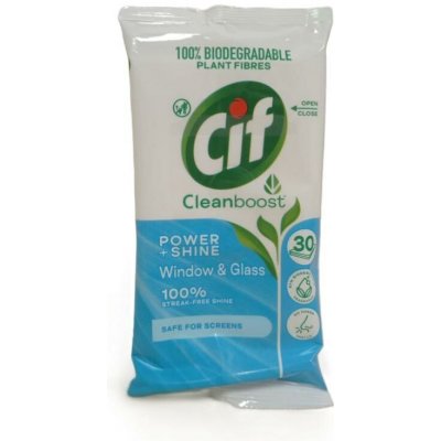 Cif Power & Shine čistící ubrousky na okna a sklo 30 ks – Zbozi.Blesk.cz
