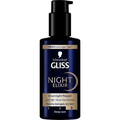 Gliss Overnight Repair noční elixír na vlasy, 100 ml – Hledejceny.cz