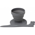 Scrunch Silikonový šnek s vodoměrem Anthracite Grey – Zboží Dáma