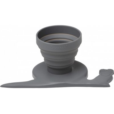 Scrunch Silikonový šnek s vodoměrem Anthracite Grey – Zboží Dáma