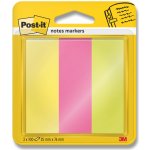 3M Post-it 671/3 - papírové značkovací proužky - 25×76 mm, 3 × 100 l. – Zboží Dáma