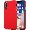 Pouzdro a kryt na mobilní telefon Apple Cadorabo ochranné pouzdro pro Apple iPhone X / XS pouzdro v červeném outdoorovém pouzdře hybridní pouzdro na mobilní telefon extra přilnavé pČervenáiskluzové pouzdro