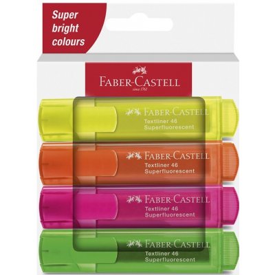 Faber Castell Textliner 1546 4 ks Basic – Hledejceny.cz