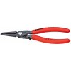 Kleště kulaté KNIPEX - Kleště precizní, na pojistné kroužky Ø 12-25mm - vnitřní - 140mm, velké opěrné plochy na hr