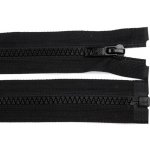 Kostěný Zip 5mm x 105cm - Bundový, Černý - 322 černá – Hledejceny.cz