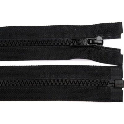 Kostěný Zip 5mm x 105cm - Bundový, Černý - 322 černá – Hledejceny.cz