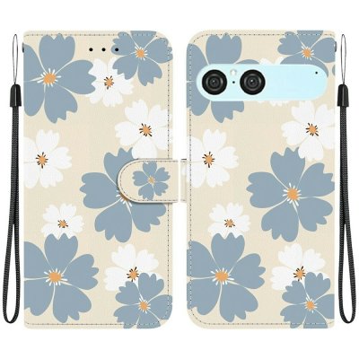 VSECHNONAMOBIL ART Peněženkový obal Sony Xperia 10 VII BLUE DAISY – Zboží Živě