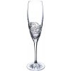 Sklenice Bohemia Crystal Broušené sklenice Fiona na šampaňské flétny 6 ks 200 ml