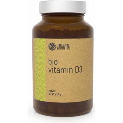 VanaVita BIO Vitamín D3 90 kapslí – Hledejceny.cz