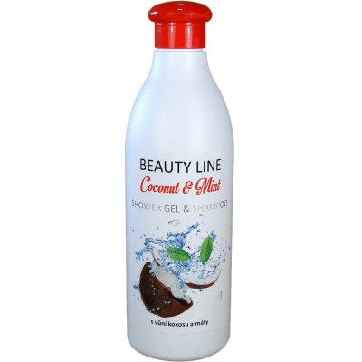 Beauty line sprchový gel Coconut & Mint 500 ml – Zboží Mobilmania