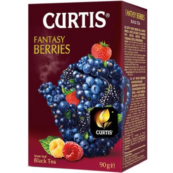 Curtis sypaný černý čaj Fantasy Berries 90 g