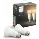 Philips Hue BT LED žárovka E27 9.5W teplá bílá 2ks chytrá LED žárovka 806 lm 2200-6500 K stmívatelná