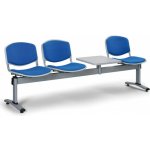 Euroseat plastová lavice do čekáren Smile, 3-sedák + stolek – Zbozi.Blesk.cz