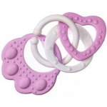 Profibaby kousátko medvědí tlapka s přívěsky silikon růžová – Zbozi.Blesk.cz