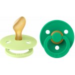 Bibs Dudlíky kaučuk 2 ks Colour Matcha/Cactus – Zboží Mobilmania