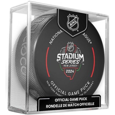 Inglasco / Sherwood Puk Stadium Series 2024 New Jersey Nyr Vs Nyi Official Game Puck – Zboží Mobilmania