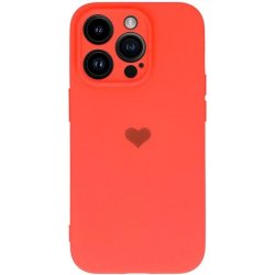 Pouzdro Vennus Valentýnské Heart iPhone 12 - korálové