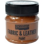 pentart Barva na textil a kůži tmavě hnědá 50 ml – Zboží Dáma