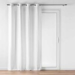 Douceur d`Interieur Interiérový design Bílá záclona s očky a efektem lnu, LUOLINE, 140 x 240 cm – Hledejceny.cz