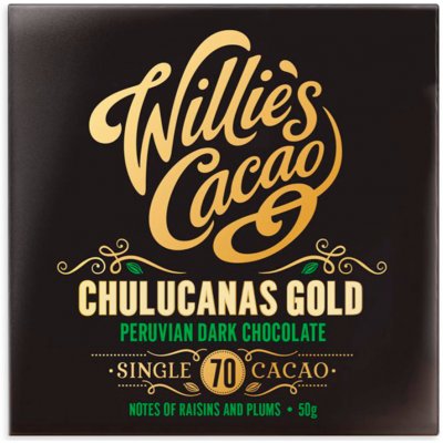 Willie's Cacao hořká Chulucanas Gold Peru 70% 50 g