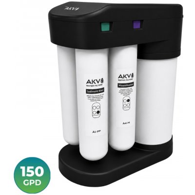 AKV RO TYTAN-150 Black kompaktní filtr reverzní osmózy 150 GPD – Hledejceny.cz