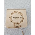 Dřevěná krabička na peníze Viktorie Přírodní – Hledejceny.cz